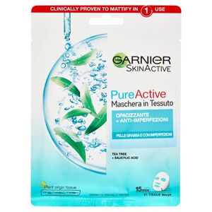 Garnier Pure Active Maschera Tessuto Viso Anti-imperfezioni 23g