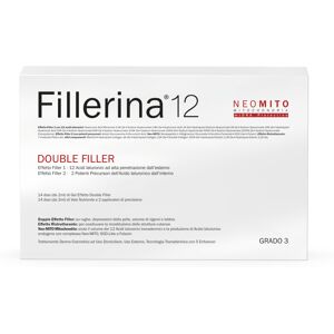 Fillerina 12 Double Filler Neo Mito Base Grado 3 Gel 30ml + Emulsione 30ml 14+14 Dosi