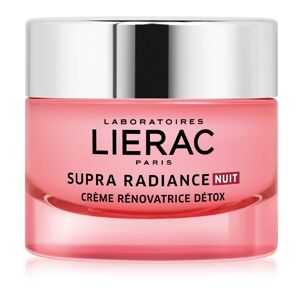 Lierac Supra Radiance Crema Viso Detox Antietà Rinnovatrice Notte 50ml