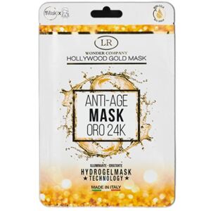 Lr Wonder Company Hollywood Gold Mask Antiage Maschera Viso Idratante Illuminante