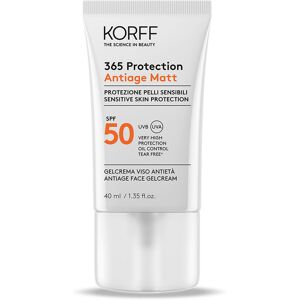 Korff 365 Protection Antiage Matt Spf50+ Gel Crema Viso 40ml