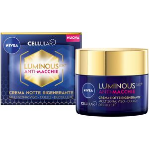 Nivea Cellular Luminous630 Anti-macchie Crema Notte Rigenerante Viso 50ml