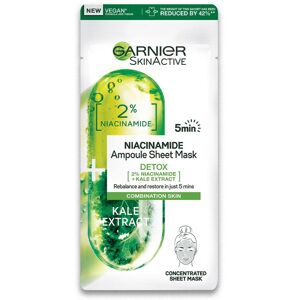 Garnier Maschera Tessuto Ampolla Detox Purificante Niacinamide 15g