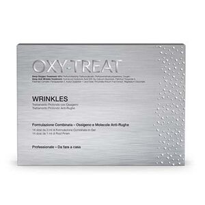 Labo International Srl Labo International Oxy-Treat Wrinkles Cofanetto - Trattamento all'Ossigeno Attivo - 14 dosi da 3ml di Formulazione Combinata in Gel + 14 dosi da 1ml di Fluid Finish