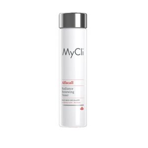 Perlapelle Srl MyCli - Linea Alfacall Tonico Rinnovatore Illuminante Viso Collo Decolletè 200 ml - Lozione Esfoliante Profonda