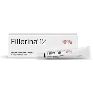 Labo International Fillerina 12 Double Filler Mito Grado 5 Crema Contorno Labbra 15ml - Trattamento intensivo per volumizzare e levigare le labbra