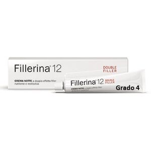 Labo International Srl Fillerina 12 Mito Double Filler Crema notte Viso Grado 4 50ml - Trattamento rigenerante intensivo per il viso