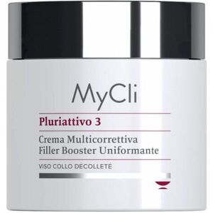 Perlapelle Srl MyCli Reversign Pluriattivo 3 Crema Viso Multicorrettiva Filler Booster Uniformante 100ml - Trattamento Antirughe e Idratante