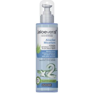 Zuccari Srl Zuccari - Aloevera2 Aloegel Gel Micellare 200ml - Detergente Delicato per il Viso all'Aloe Vera