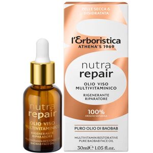 Erboristica Nutra Repair Olio Viso Multivitaminico Rigenerante Riparatore Puro Olio Di Baobab 30 ML