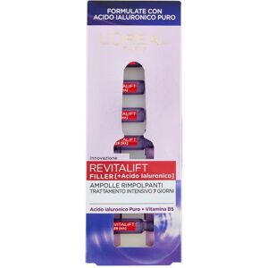 L'Oréal Revitalift Filler [+ Acido Ialuronico] Ampolle Rimpolpanti Trattamento Intensivo 7 Giorni 7 FIALE DA 1,3 ML