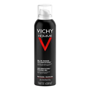 L'Oreal Vichy  Homme Gel Mousse da Barba Anti-Irritazioni Uomo Pelli Sensibili 150 ml