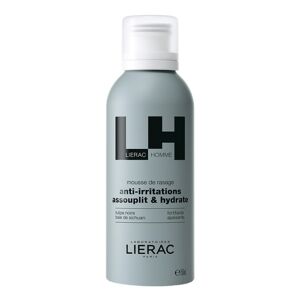 Lierac Homme Trattamenti di Giovinezza Uomo Mousse da Barba Lenitiva Idratante 150 ml