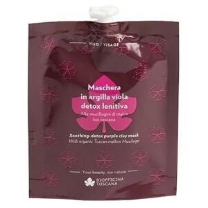 biofficina toscana Maschere Viso Maschera Viso Detox Lenitiva ecobio all'Argilla Viola