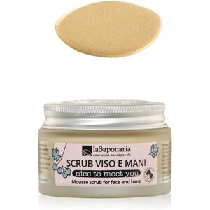 la saponaria Scrub Viso Nice to Meet You Scrub Mousse Morbida Leggera per Viso e Mani