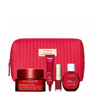 Clarins Multi-Intensive Jour - Tutti i tipi di pelle Confezione 50 ML Crema Viso Giorno + 7 ML Crema Contorno Occhi + 15 ML Acqua profumata per il cor