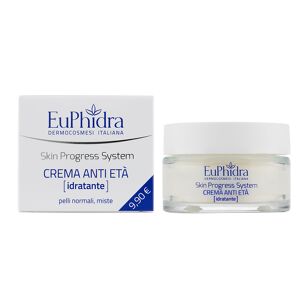 EuPhidra Skin Progress System Crema Idratante Anti Età Pelli Normali 40 ml