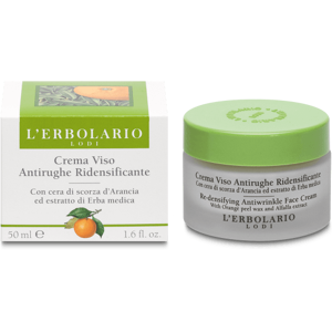 L'Erbolario Crema Viso Antirughe Ridensificante con Cera di scorza d'Arancia ed