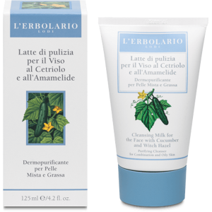 L'Erbolario Latte di Pulizia per Pelli Miste e Grasse 125 ml