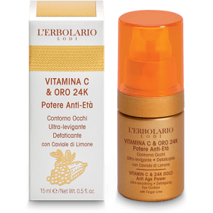 L'Erbolario Contorno Occhi Vitamina C & Oro 24K 15 ml