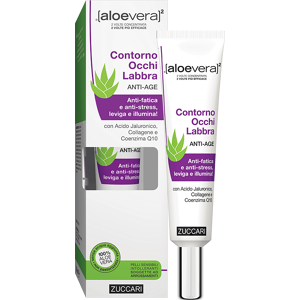 Zuccari Contorno Occhi Labbra Anti-age 18 ml -Linea Aloe-