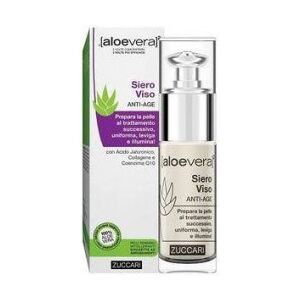 Zuccari Aloevera2 siero viso anti-age antirughe illuminante 30 ml