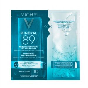 Vichy Linea Mineral 89 Maschera in tessuto di fibre fortificante e riparatrice.
