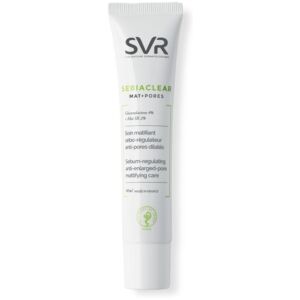 Laboratoires SVR Svr Linea Sebiaclear Mat + Pores Trattamento Sebo-Regolatore Pelli Grasse 40 Ml