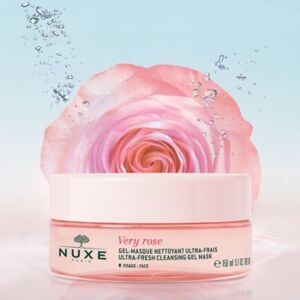 Nuxe Linea Very Rose Gel Maschera Detergente Ultra Fresco Anti-Pollution 150 Ml