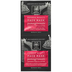 APIVITA Express Beauty - Face Mask Pomegranate 2x8ml