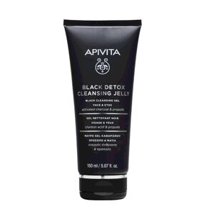 APIVITA Black Detox Cleansing Jelly With Activated Charcoal & Propolis 150ml