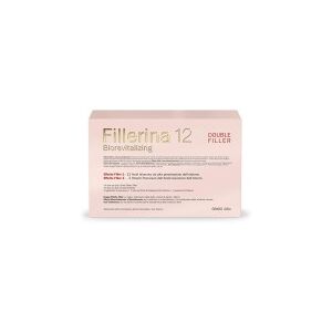 LABO INTERNATIONAL Srl Labo Fillerina 12 Biorevitalizing Double Filler Trattamento Intensivo Viso Gel Rimpolpante + Velo Nutriente Grado 4-Bio