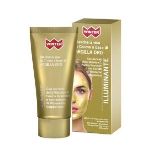 WINTER Maschera Viso in Crema a base di Argilla Oro