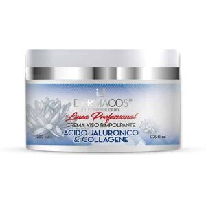 CREMA VISO CON ACIDO JALURONICO E COLLAGENE 200ml DERMACOS PROFESSIONAL