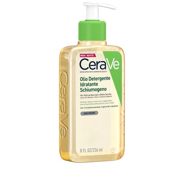 l'oreal olio detergente idratante schiumogeno cerave 236ml