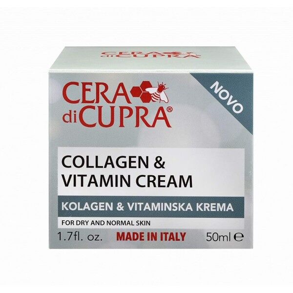 antica farmacia orlandi cera di cupra collagen and vitamin cream 50ml.nutriente riparatrice
