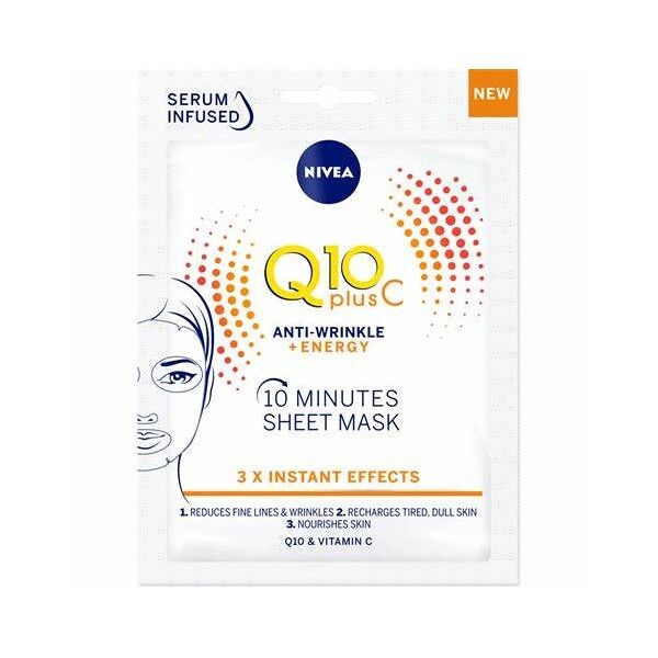 antica farmacia orlandi nivea viso maschera in tessuto q10 plus antirughe + energy