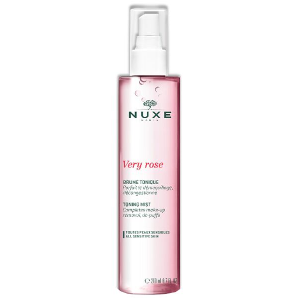 nuxe very rose brume tonique fresco spray idratante 200 ml