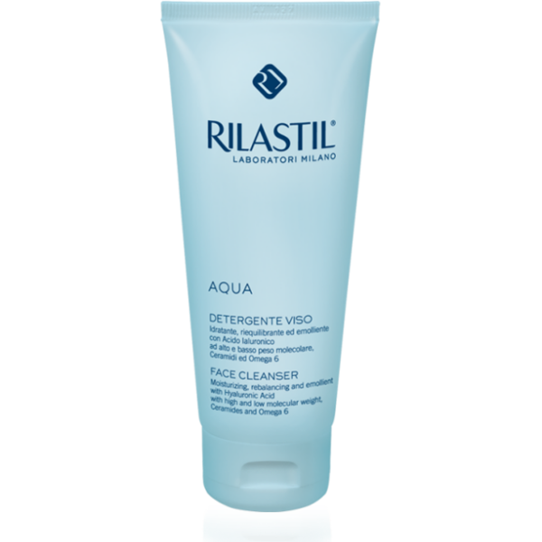 rilastil aqua detergente viso idratante riequilibrante 200 ml