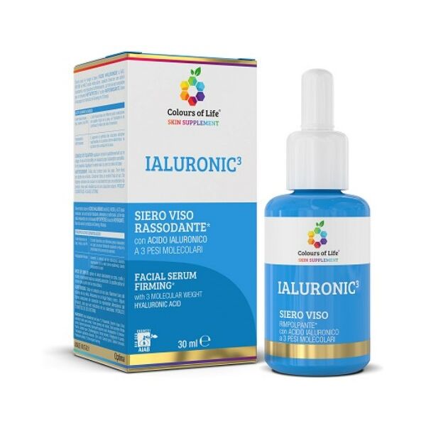 colours of life ialuronic3 siero viso 30 ml