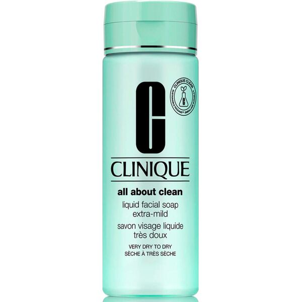 clinique liquid facial soap extra mild very dry to dry skin, 200 ml