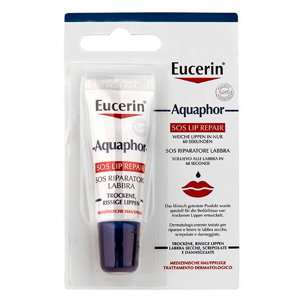 eucerin aquaphor protect & repair sos riparazione labbra 10 ml