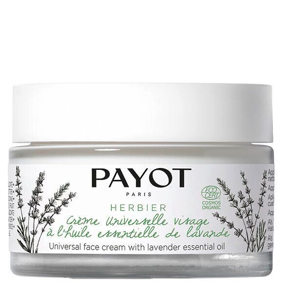 payot herbier crème universelle visage à l'huile essentielle de lavande 50 ml