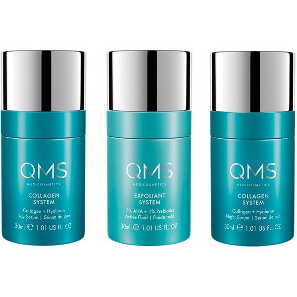 qms collagen + exfoliant set strong 3 x 30 ml