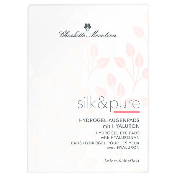 charlotte meentzen silk & pure cuscinetti oculari in idrogel con ialurone 5 x 2 stück