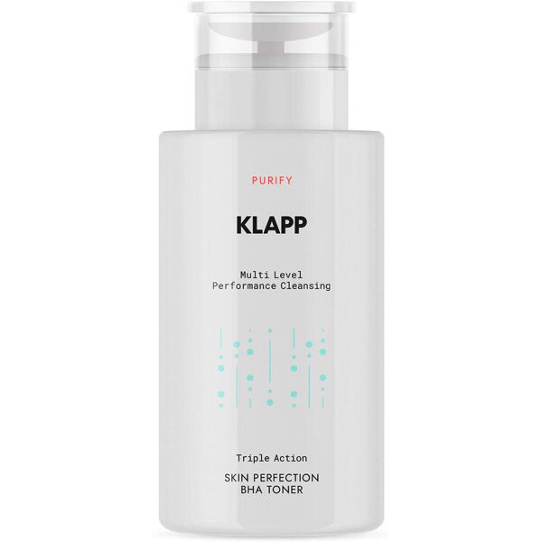 klapp multi level performance cleansing triple action skin perfection bha toner 200 ml