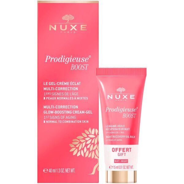 nuxe prodigieuse boost cream-gel and oil balm set