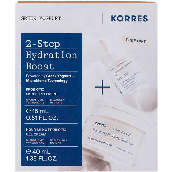 korres greek yoghurt set 2-step boost per l'idratazione