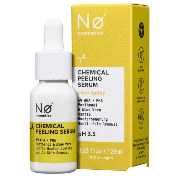 nø cosmetics clear tøday chemical peeling serum 20 ml