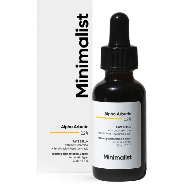 minimalist alpha arbutin 02% face serum 30 ml